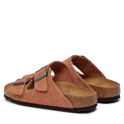 ARIZONA (SUEDE EMBOSSED) - Sandalo da donna in pelle BIRKENSTOCK con doppia fascia