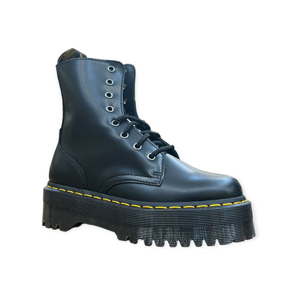 JADON - Stivali stringati in pelle smooth marchio DR.MARTENS