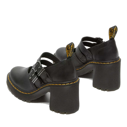 EVIEE - Scarpe con tacco in pelle marchio DR.MARTENS