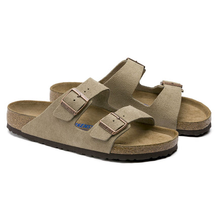 ARIZONA (SUEDE SOFT) - Sandalo da donna in pelle BIRKENSTOCK con doppia fascia