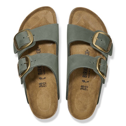 ARIZONA (BIG BUCKLE NUBUCK) - Sandalo da donna BIRKENSTOCK plantare in sughero e lattice