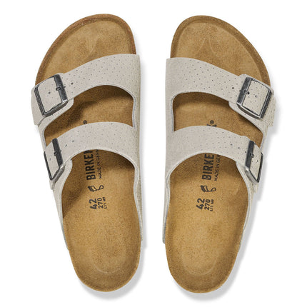 ARIZONA (SUEDE EMBOSSED) - Sandalo da donna in pelle BIRKENSTOCK con doppia fascia