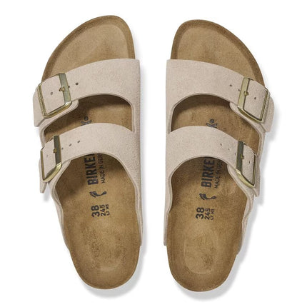 ARIZONA (SUEDE) - Sandalo da donna in pelle BIRKENSTOCK con doppia fascia