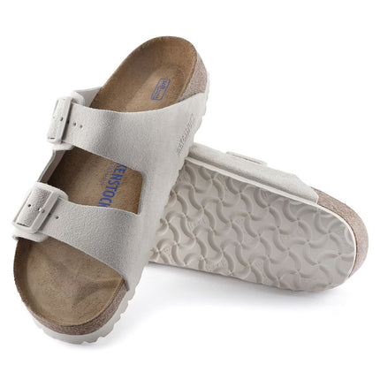 ARIZONA (SUEDE SOFT) - Sandalo da donna in pelle BIRKENSTOCK con doppia fascia