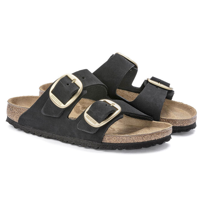 ARIZONA (BIG BUCKLE NUBUCK) - Sandalo da donna BIRKENSTOCK plantare in sughero e lattice