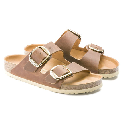 ARIZONA (BIG BUCKLE PELLE) - Sandalo da donna BIRKENSTOCK plantare in sughero e lattice