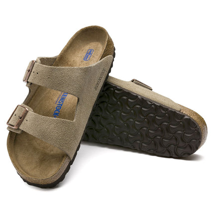 ARIZONA (SUEDE SOFT) - Sandalo da donna in pelle BIRKENSTOCK con doppia fascia