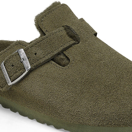 BOSTON (SHEARLING) - Sabot in pelle da uomo e da donna BIRKENSTOCK