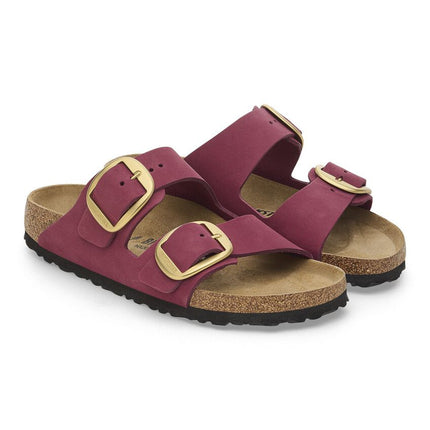 ARIZONA (BIG BUCKLE NUBUCK) - Sandalo da donna BIRKENSTOCK plantare in sughero e lattice