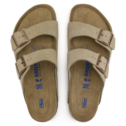 ARIZONA (SUEDE SOFT) - Sandalo da donna in pelle BIRKENSTOCK con doppia fascia