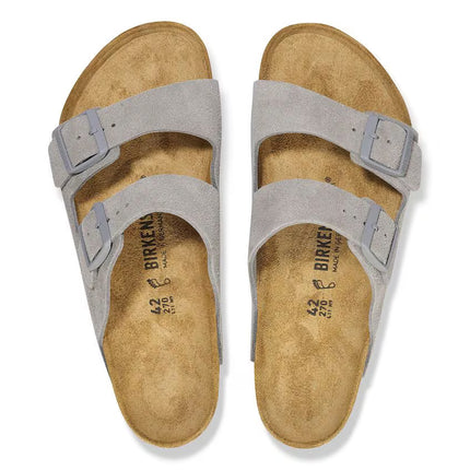 ARIZONA (SUEDE LARGA) - Sandalo da donna in pelle BIRKENSTOCK con doppia fascia