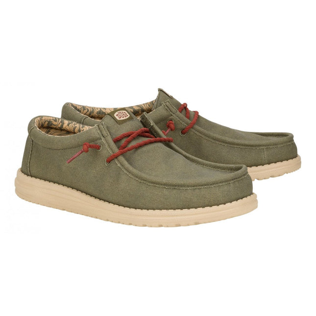 HD.41873 - Scarpa da uomo HEY DUDE modello WALLY WAXED CANVAS