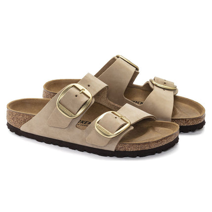 ARIZONA (BIG BUCKLE NUBUCK) - Sandalo da donna BIRKENSTOCK plantare in sughero e lattice