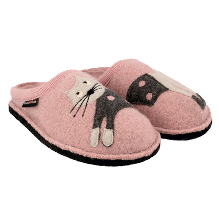 CUCHO - Pantofola da donna HAFLINGER in lana cotta