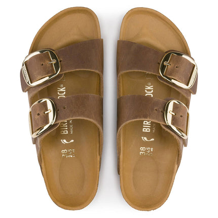 ARIZONA (BIG BUCKLE PELLE) - Sandalo da donna BIRKENSTOCK plantare in sughero e lattice