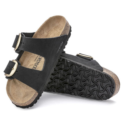 ARIZONA (BIG BUCKLE NUBUCK) - Sandalo da donna BIRKENSTOCK plantare in sughero e lattice