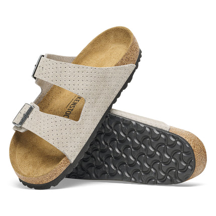 ARIZONA (SUEDE EMBOSSED) - Sandalo da donna in pelle BIRKENSTOCK con doppia fascia