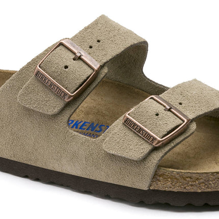 ARIZONA (SUEDE SOFT) - Sandalo da donna in pelle BIRKENSTOCK con doppia fascia