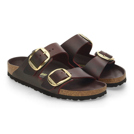 ARIZONA (BIG BUCKLE PELLE) - Sandalo da donna BIRKENSTOCK plantare in sughero e lattice