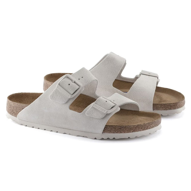 ARIZONA (SUEDE SOFT) - Sandalo da donna in pelle BIRKENSTOCK con doppia fascia