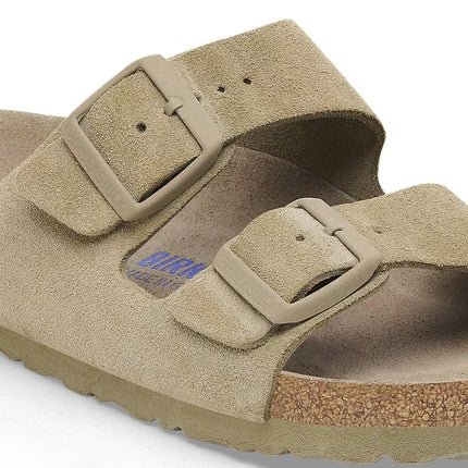 ARIZONA (SUEDE SOFT) - Sandalo da donna in pelle BIRKENSTOCK con doppia fascia