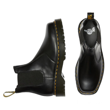 2976 BEX SQUARED - Stivali in pelle smooth marchio DR.MARTENS