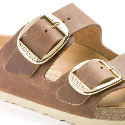 ARIZONA (BIG BUCKLE PELLE) - Sandalo da donna BIRKENSTOCK plantare in sughero e lattice