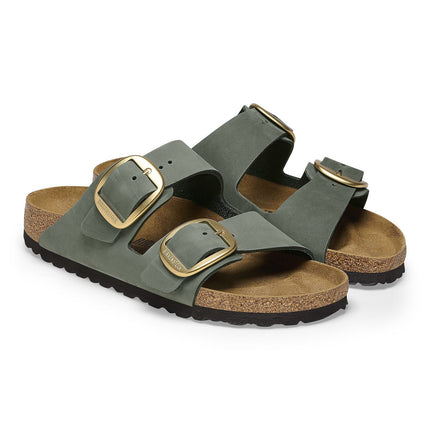 ARIZONA (BIG BUCKLE NUBUCK) - Sandalo da donna BIRKENSTOCK plantare in sughero e lattice