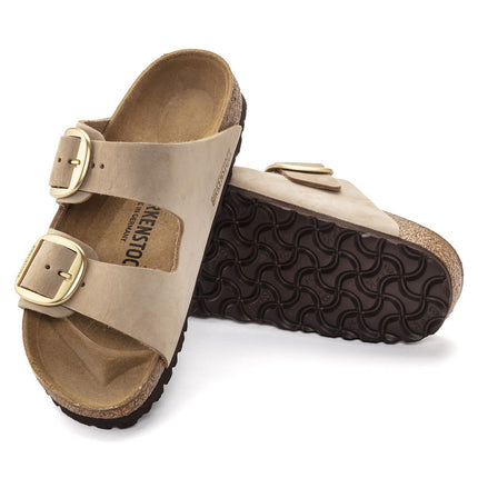 ARIZONA (BIG BUCKLE NUBUCK) - Sandalo da donna BIRKENSTOCK plantare in sughero e lattice