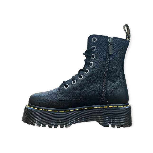 JADON III - Stivali stringati in pelle smooth marchio DR.MARTENS