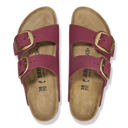 ARIZONA (BIG BUCKLE NUBUCK) - Sandalo da donna BIRKENSTOCK plantare in sughero e lattice