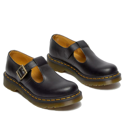 POLLEY - Scarpe in pelle smooth marchio DR.MARTENS