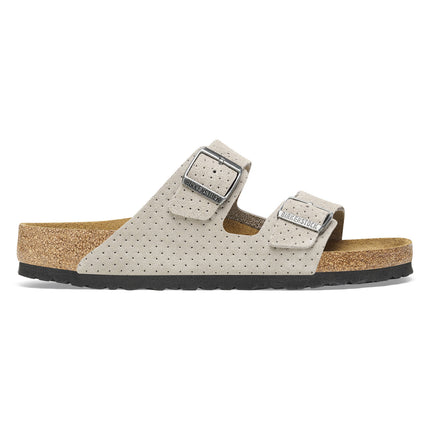 ARIZONA (SUEDE EMBOSSED) - Sandalo da donna in pelle BIRKENSTOCK con doppia fascia