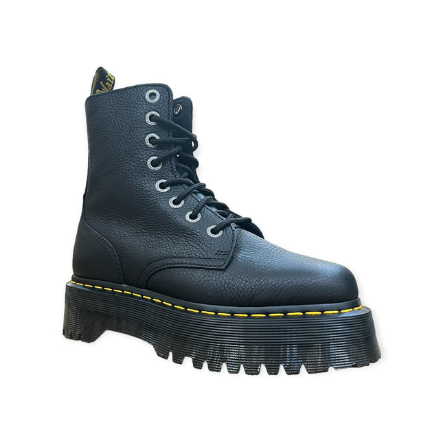 JADON III - Stivali stringati in pelle smooth marchio DR.MARTENS