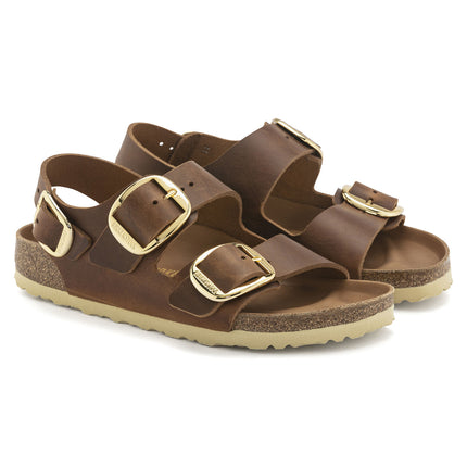 MILANO (BIG BUCKLE) - Sandalo da donna e da uomo in pelle BIRKENSTOCK