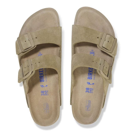 ARIZONA (SUEDE SOFT) - Sandalo da donna in pelle BIRKENSTOCK con doppia fascia