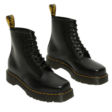 1460 BEX SQUARED - Stivali stringati in pelle smooth marchio DR.MARTENS