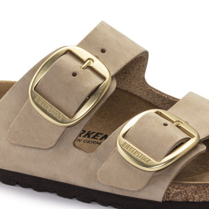 ARIZONA (BIG BUCKLE NUBUCK) - Sandalo da donna BIRKENSTOCK plantare in sughero e lattice