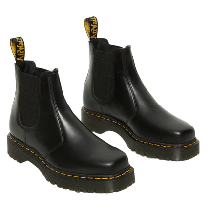 2976 BEX SQUARED - Stivali in pelle smooth marchio DR.MARTENS