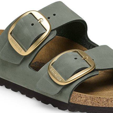 ARIZONA (BIG BUCKLE NUBUCK) - Sandalo da donna BIRKENSTOCK plantare in sughero e lattice