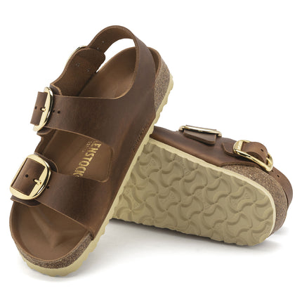 MILANO (BIG BUCKLE) - Sandalo da donna e da uomo in pelle BIRKENSTOCK