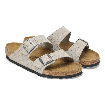 ARIZONA (SUEDE EMBOSSED) - Sandalo da donna in pelle BIRKENSTOCK con doppia fascia