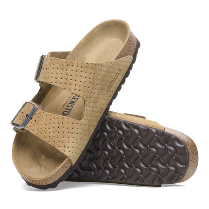 ARIZONA (SUEDE EMBOSSED) - Sandalo da donna in pelle BIRKENSTOCK con doppia fascia