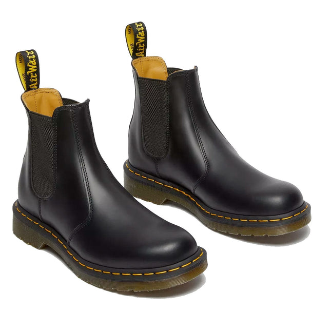 2976 YS - Stivali in pelle smooth marchio DR.MARTENS