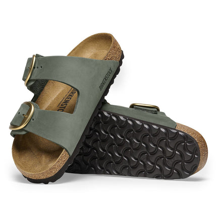 ARIZONA (BIG BUCKLE NUBUCK) - Sandalo da donna BIRKENSTOCK plantare in sughero e lattice