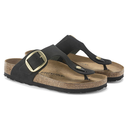 GIZEH BIG BUCKLE (NUBUCK) - Sandalo infradito da donna BIRKENSTOCK