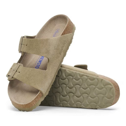 ARIZONA (SUEDE SOFT) - Sandalo da donna in pelle BIRKENSTOCK con doppia fascia