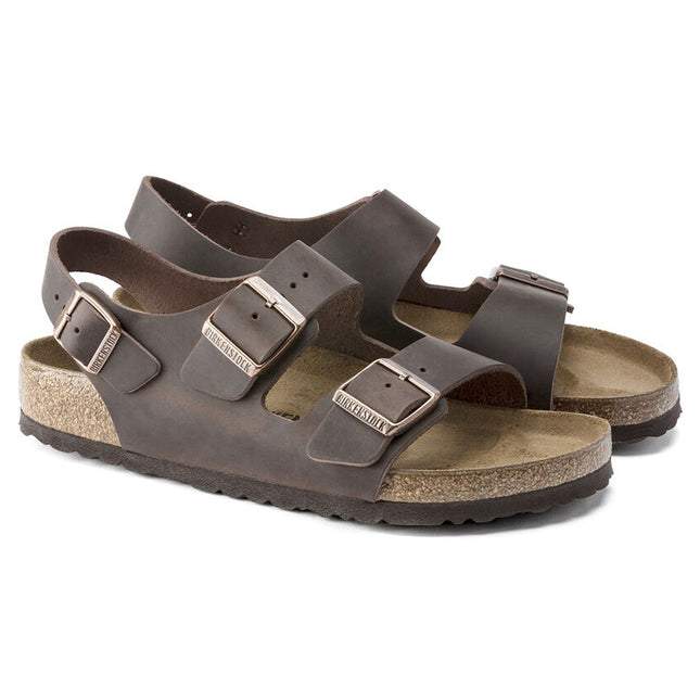 MILANO (PELLE) - Sandalo da donna e da uomo in pelle BIRKENSTOCK